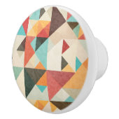 Earthtoneの幾何学的なパターン セラミックノブ (右)