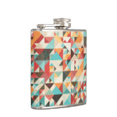 Earthtoneの幾何学的なパターン フラスク (右)