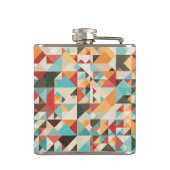 Earthtoneの幾何学的なパターン フラスク (裏面)