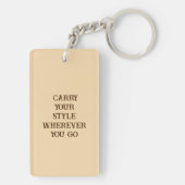 Earthtone Geometry キーホルダー (裏面)