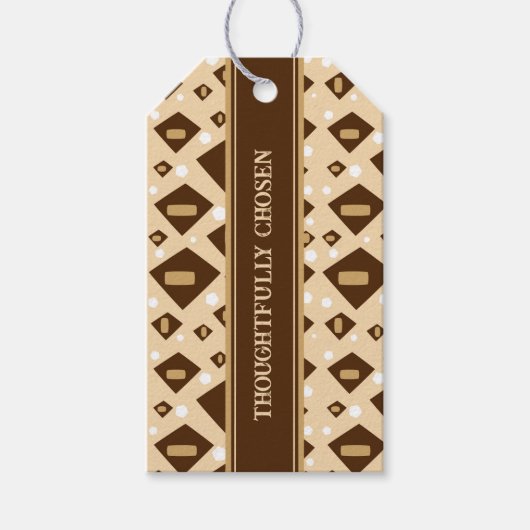Earthtone Geometry ギフトタグ (正面)