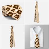 Earthtone Geometry ネクタイ