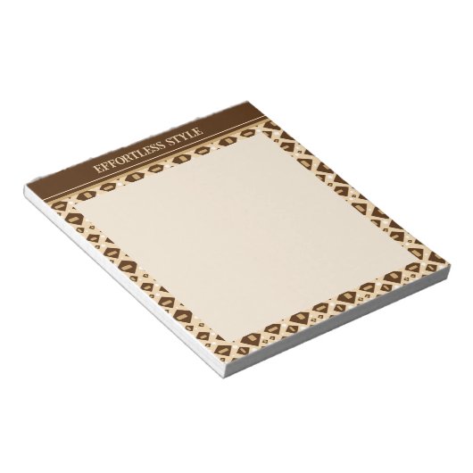 Earthtone Geometry ノートパッド (アングル)