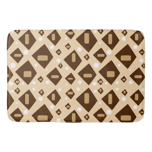 Earthtone Geometry バスマット (正面)
