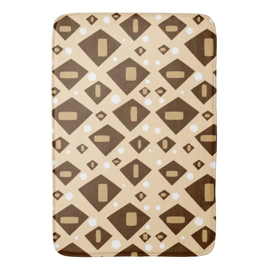 Earthtone Geometry バスマット (正面縦)