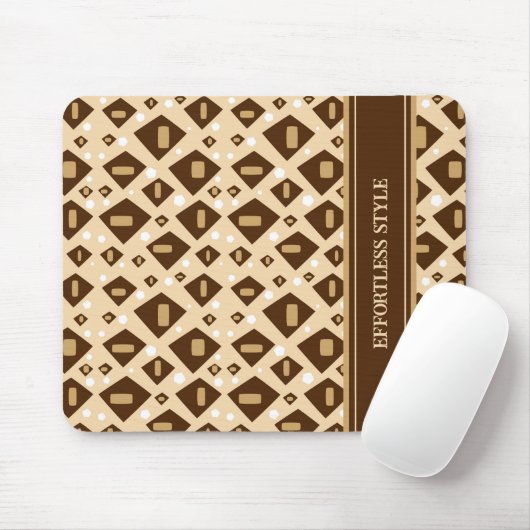 Earthtone Geometry マウスパッド (マウス)