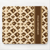 Earthtone Geometry マウスパッド (正面)