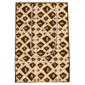 Earthtone Geometry ミディアムペーパーバッグ (裏面)