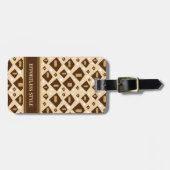 Earthtone Geometry ラゲッジタグ (正面横)