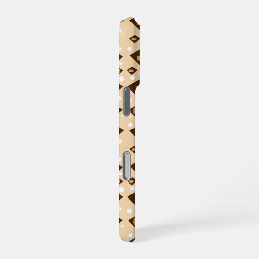 Earthtone Geometry iPhoneケース (右側面)