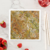 Earthtone Marble Paper Party Napkins (インサイチュ)
