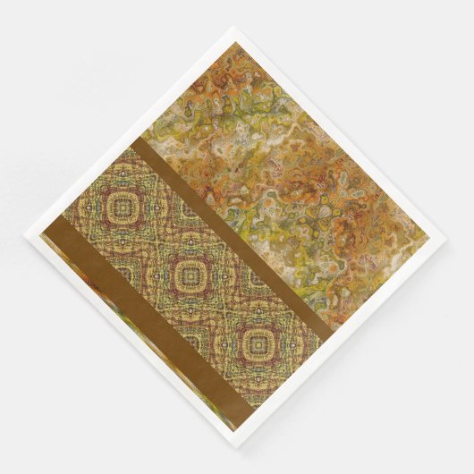 Earthtone Sampler Paper Party Napkins (コーナー)