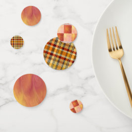 Earthtone Skies Tiles & Plaid Confetti コンフェッティ