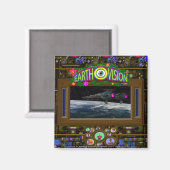 EARTHVISIONマグネット(四角) マグネット (正面/裏面)