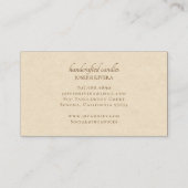 Earthy Abstract Handcrafted Candles 名刺 (裏面)