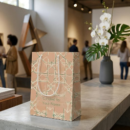 Earthy Arabesque | Terracotta & Sage ミディアムペーパーバッグ