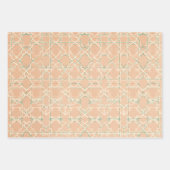 Earthy Arabesque | Terracotta & Sage Set of ラッピングペーパーシート (正面3)