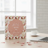 Earthy Boho Flowers ノートブック