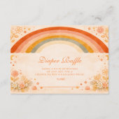 Earthy Boho Rainbow Diapper Raffle エンクロージャーカード (正面)