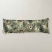 Earthy Deer Antlers & Ferns ボディピロー (裏面)