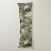 Earthy Deer Antlers & Ferns ボディピロー (正面縦)