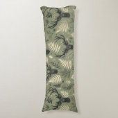 Earthy Deer Antlers & Ferns  ボディピロー (正面縦)