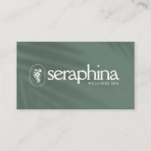 Earthy Elegance Logo Beauty, Wellness, Spa Sage 名刺 (正面)