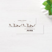Earthy Floral • Earring Hoops Studs Display Card   (デスク)