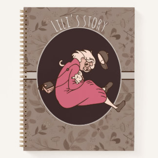 Earthy Floral Pattern ノートブック