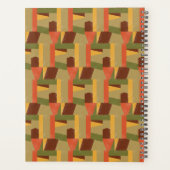 Earthy Geometric Abstrac Customizable プランナー手帳 (裏面)