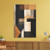 Earthy Harmony キャンバスプリント (インサイチュ (リビング))