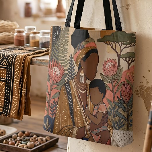 Earthy Heritage | プロテアとマダクロス トートバッグ
