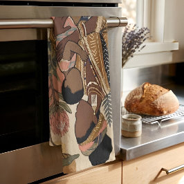 Earthy Heritage | Mother & Child Protea キッチンタオル