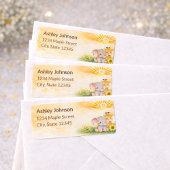 Earthy Jungle Sun Celebration Mark ラベル