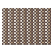 Earthy minerals checkerboard pattern テーブルクロス (正面(横))