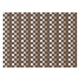 Earthy minerals checkerboard pattern テーブルクロス