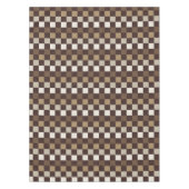 Earthy minerals checkerboard pattern テーブルクロス (正面)