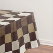 Earthy minerals checkerboard pattern テーブルクロス (インサイチュ)