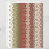 Earthy Red-Green Abstract Scrapbooking Paper (裏面)