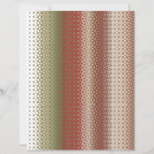 Earthy Red-Green Abstract Scrapbooking Paper (正面)