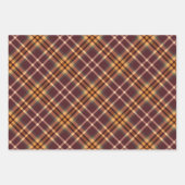 Earthy Tartan Plaids ラッピングペーパーシート (正面)