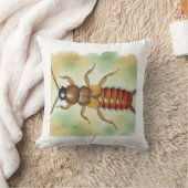Earwig Dermaptera 110924IREF215 - Watercolor クッション (ブランケット)
