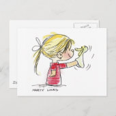 EAS-010イースターパペット シーズンポストカード (正面/裏面)