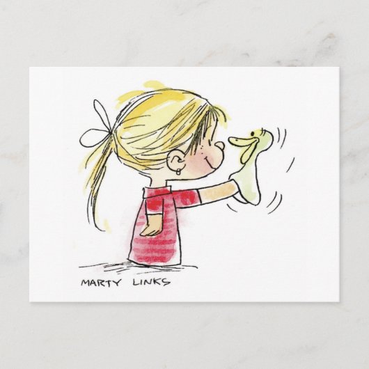 EAS-010イースターパペット シーズンポストカード (正面)