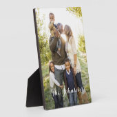 Easelで単パーソナライズされたなる写真プラーク フォトプラーク (側面)