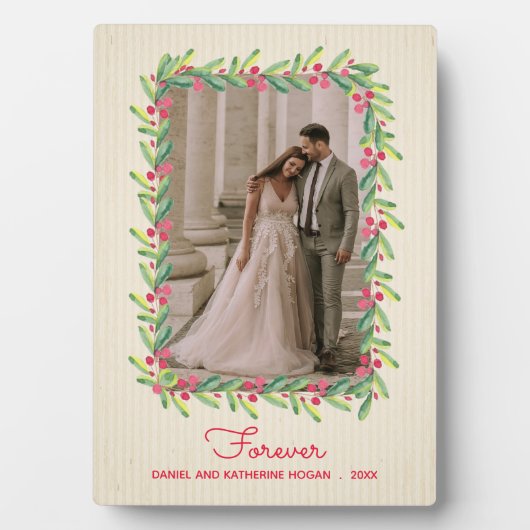 Easelの果実と緑の写真 フォトプラーク (正面)