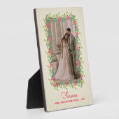 Easelの果実と緑の写真 フォトプラーク (側面)