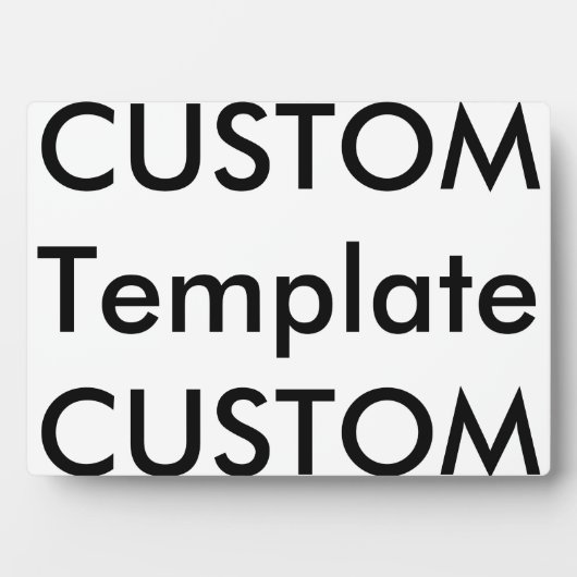 Easelカスタム付きフォトボードプラーク10インチx 8インチ フォトプラーク (正面)