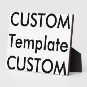 Easelカスタム付きフォトボードプラーク7" x 5"付き フォトプラーク (側面)