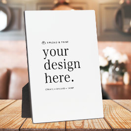 Easel署名あなたのデザインアップロード5" x 7"プラーク フォトプラーク